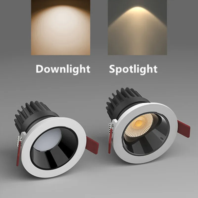 

Светодиодный потолочный светильник с антибликовым покрытием, 7 Вт, 9 Вт, с регулируемой яркостью, точечные потолочные светильники