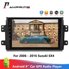 Автомагнитола AMPrime на платформе Android, 9 дюймов, с зеркальным дисплеем, GPS, радио, GPS-навигация, аудио, Wi-Fi плеер для 2006 - 2016 SX4, 2din