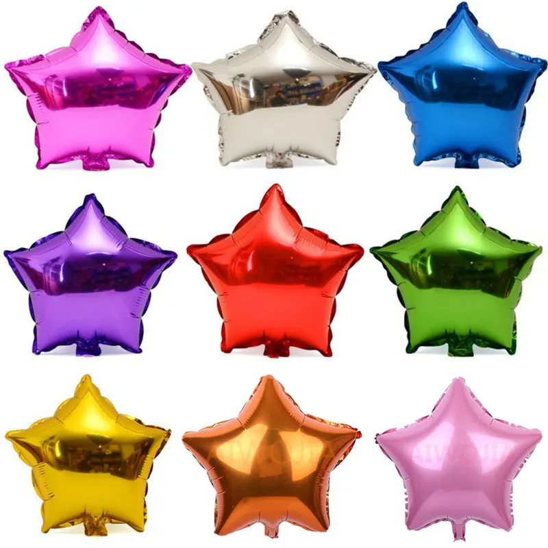 Надувной Гелиевый шар в виде звезды 18 Дюймов 10/25 шт. | Дом и сад
