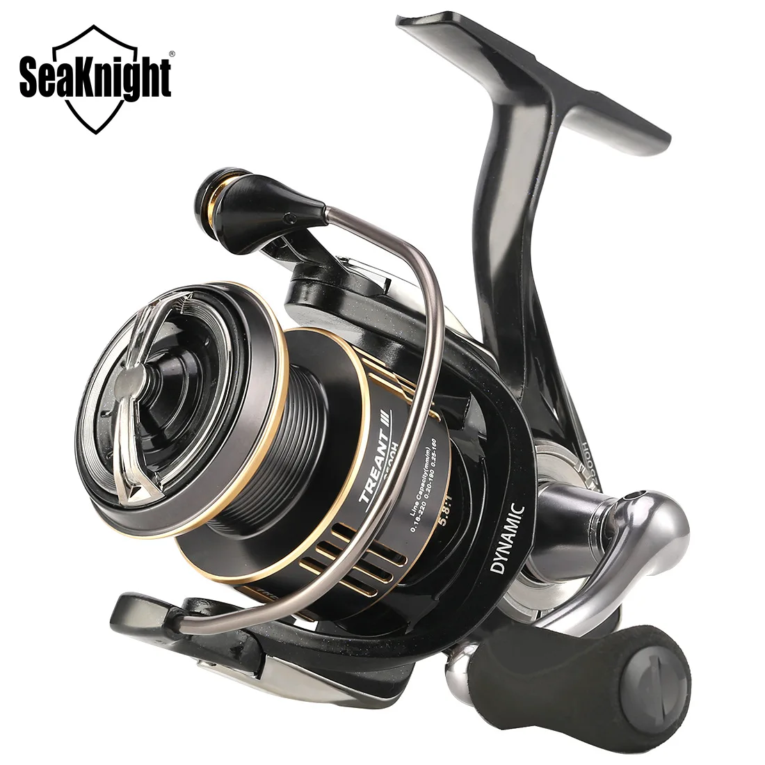 

Brand TREANT III Series 5.0:1 5.8:1 Fishing Reel 1000-6000 MAX Drag 28lb Spinning Reel For Fishing Dual Bearing System -40