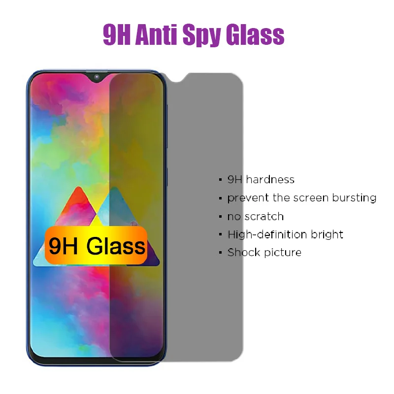 

Hard Private Screen Protector For Samsung M40 M30S M20 M10S F41 Anti Spy Privacy Tempered Glass ForSamsung M51 M31 M21 M11 M01S