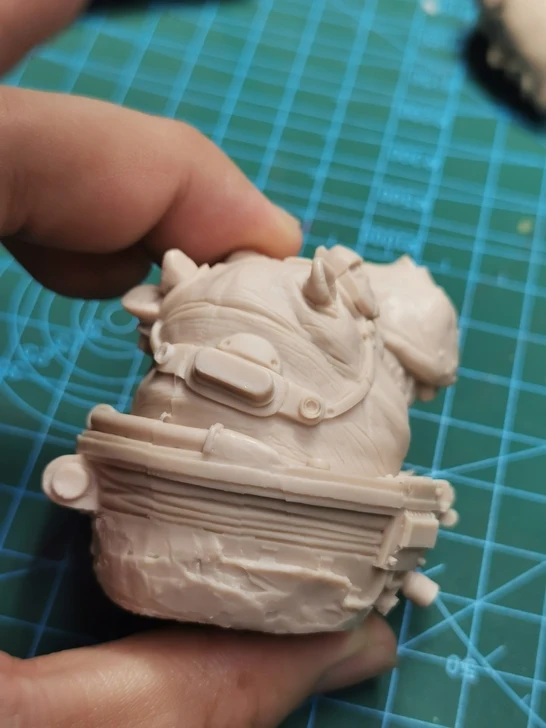 Модель животного в масштабе 1/6 неокрашенный Бегемот для игрушек подарков