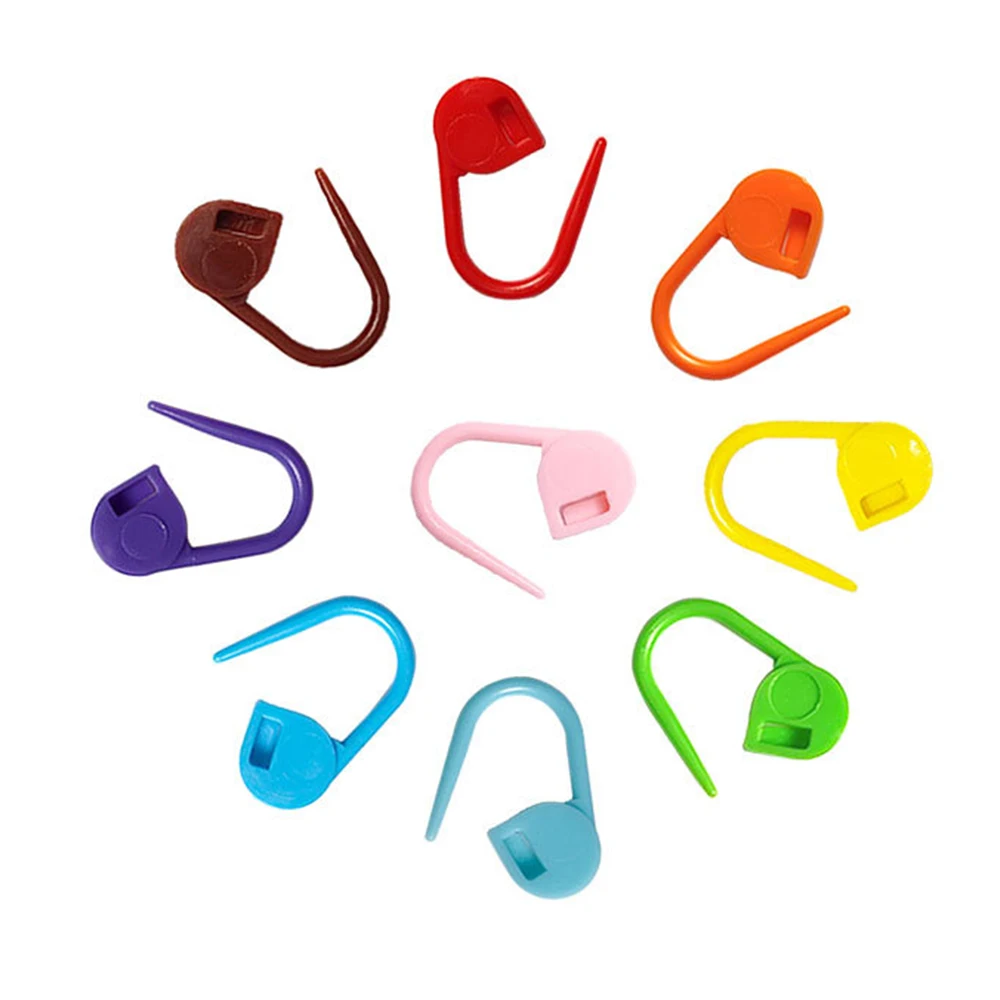 50/500 шт. цветные пластиковые булавки для вязания