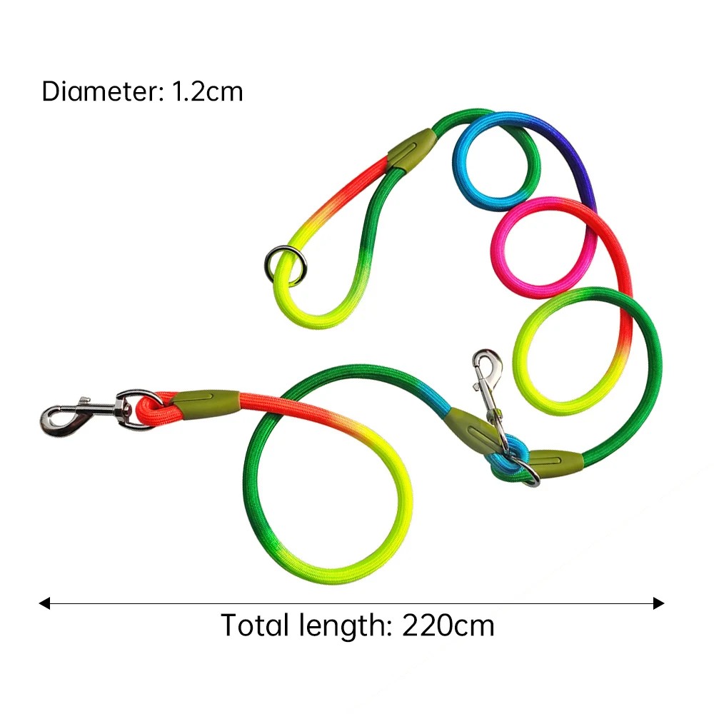 

Dog Leash Dog Accessories Explosion Proof Okinawa Traction Rope Colorful Hands Free Dog Collar Pet Leash Pet Accessories
