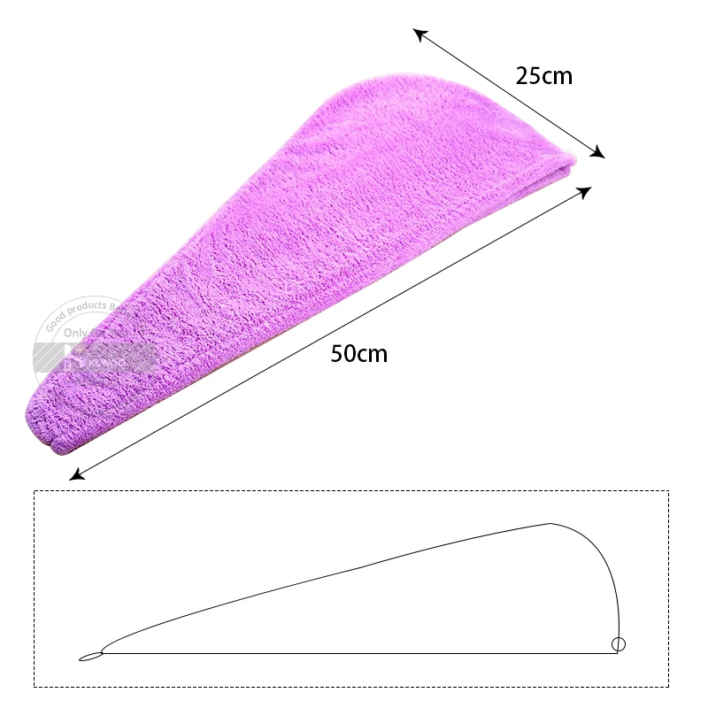 Женская быстросохнущая шапочка для волос Konco очень Впитывающее банное полотенце