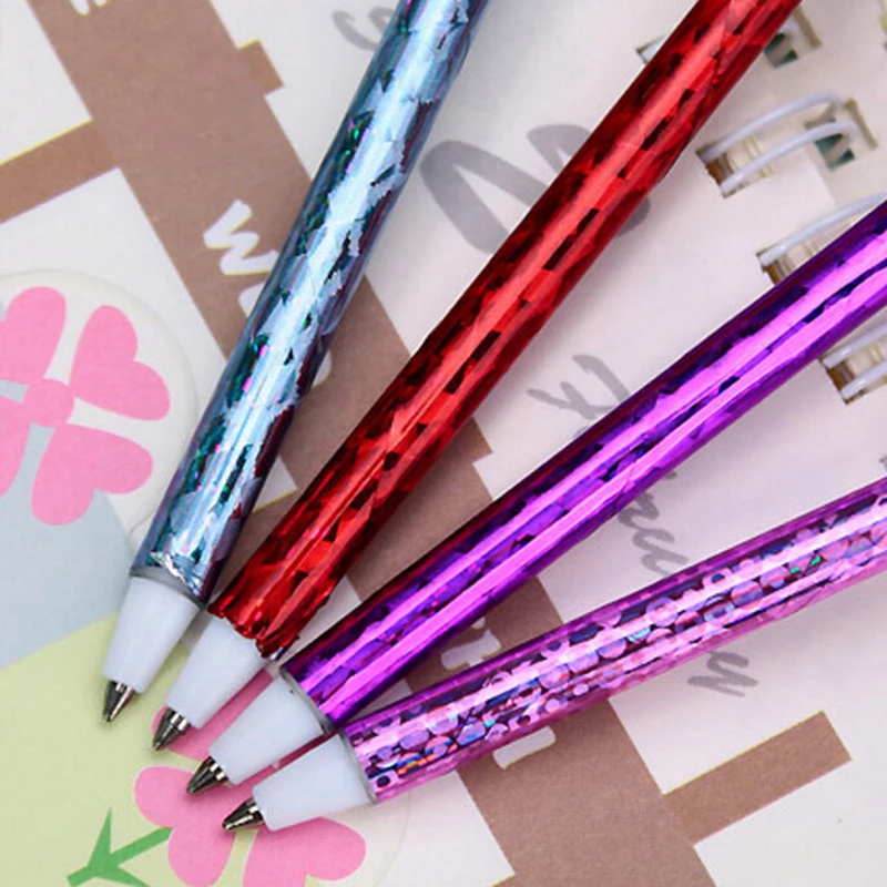 

5 Pcs Color Random Flowers Rose Ball Pen Gift Rose Decoration Ballpoint Pen