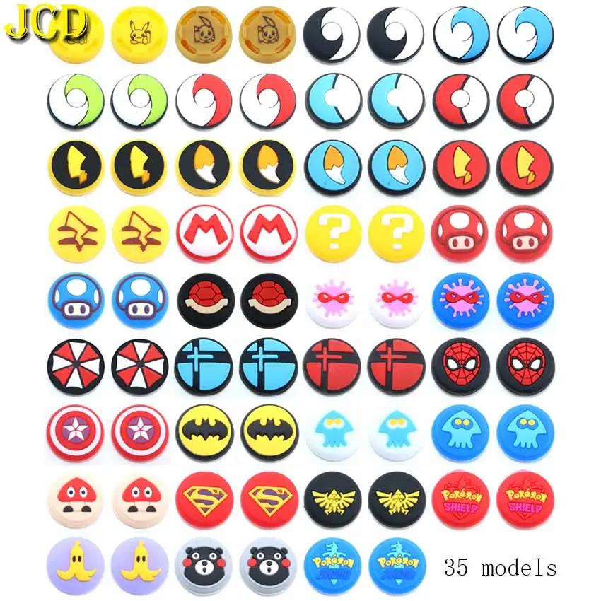 JCD 4 шт. для Joy Con силиконовый чехол телефона аналоговые колпачки контроллера Nintendo