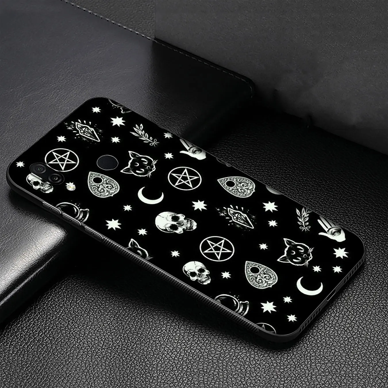 Мрачный смерть с косой Скелет мягкий чехол для huawei Y9 Y7 Y6 Prime Honor вид 20 8C 8X8 9 9X10 Lite 7C 7X 7A Pro