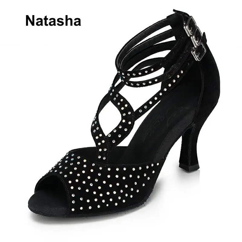 Обувь для латиноамериканских национальных танцев Natasha хит продаж бальных на