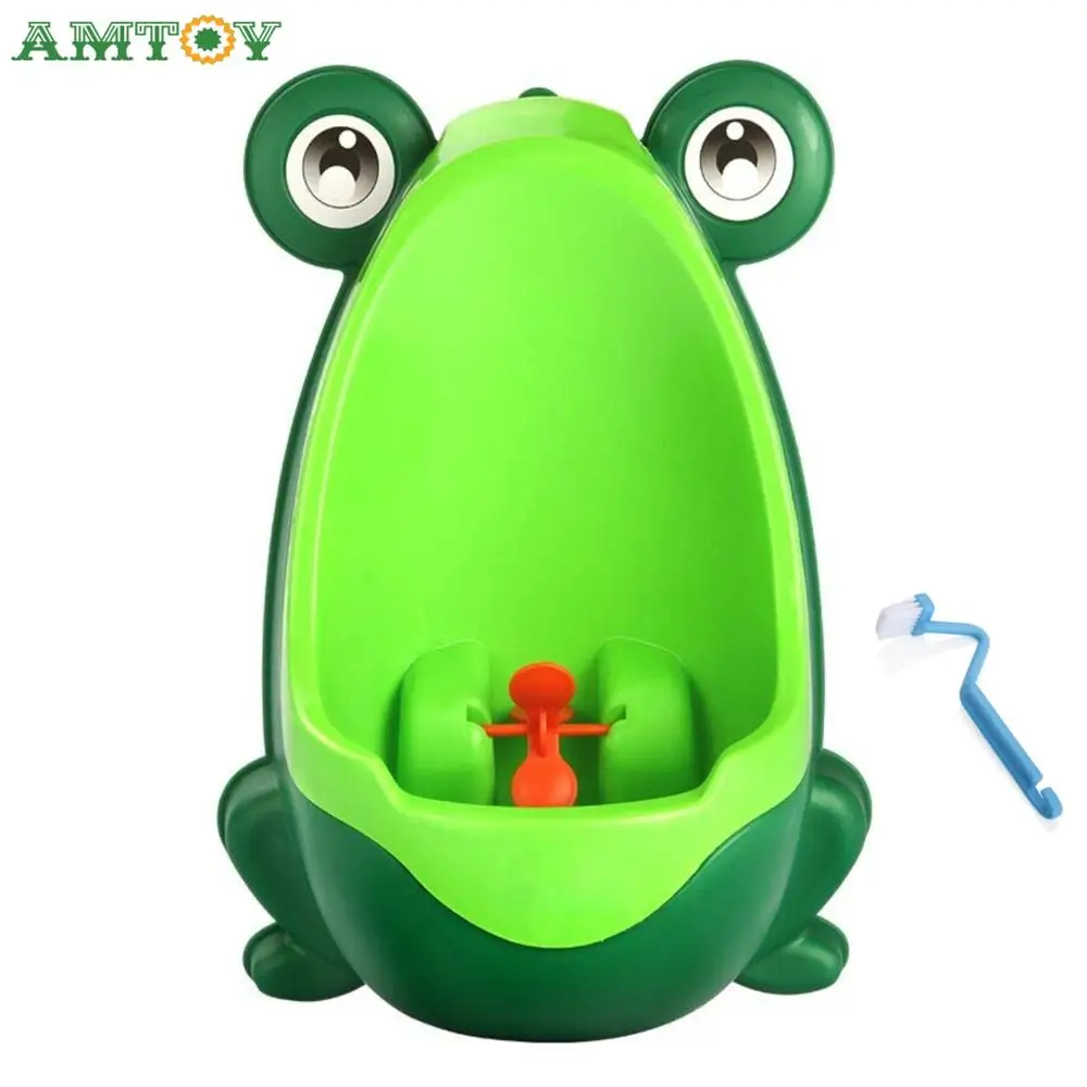 

AMTOY New Arrival Baby Boy Potty Toilet Training Frog Children Stand Vertical Urinal Boys Penico Pee Infant Toddler Wall-Mounted