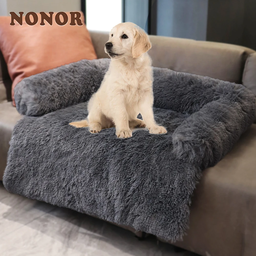 NONOR Washable Dog Pubby Beds Mats for Large Sofa Blanket Winter Warm  Pets Car Floor Cover Ortopedic Large Dog Bed Cama Perro