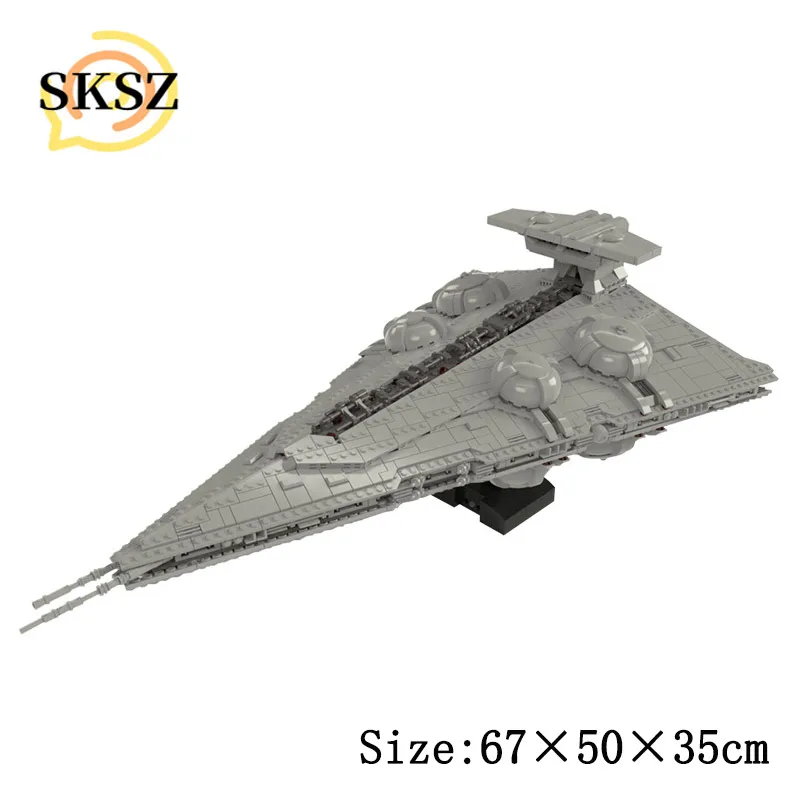 Diy Star Space Series Playable Interdictor Cruiser Model Constrictor II Modular Building Blocks MOC Bricks Kids Toys Xmas Gifts lepin 05079 star boys toys the moc zenith old republic escort cruiser set wars building blocks bricks kids toys birthday gifts