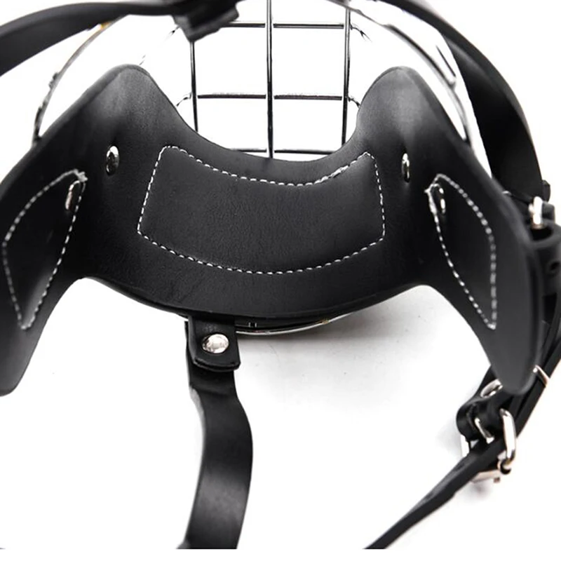 Регулируемая металлическая корзина для маленьких и больших собак намордник