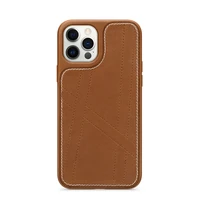 luxury leather case for iphone 12 pro high end design hard leather phone back cover on for iphone 11 12 pro x xr xs max 7 8 plus