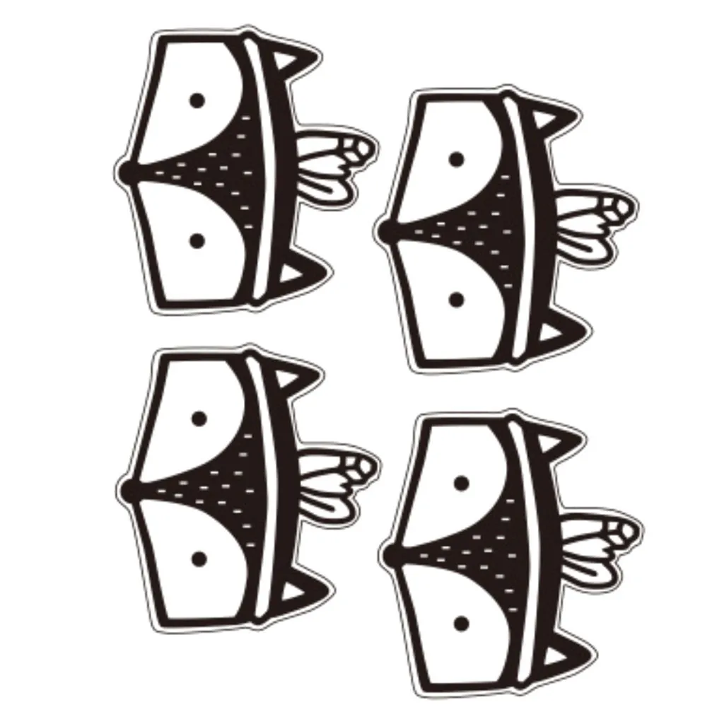 Милые Мультяшные наклейки на стену в виде индийской стрелы и лисы виниловые