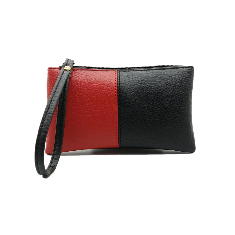 2020 черные и красные кошельки для мужчин женщин сумка из искусственной кожи клатч