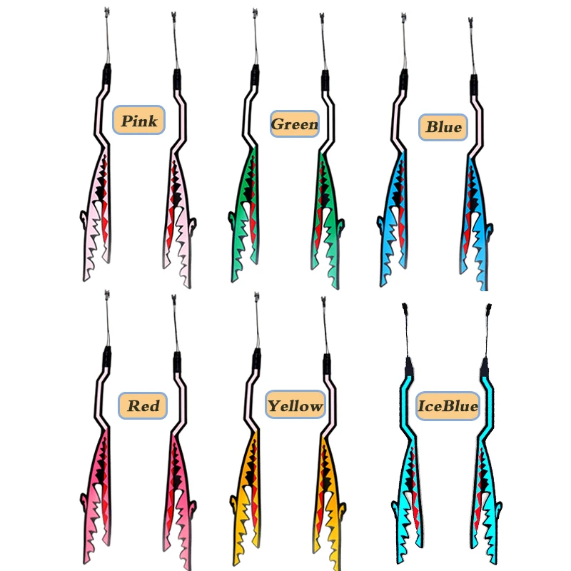 Акула Стиль мотоциклетный шлем с подсветкой полоса ночного сигнала