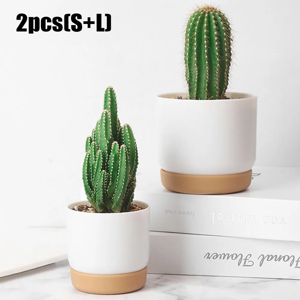 

Flower Pot With Saucers Flowerpots Cachepot For Flowers Stand For Flowers Vase Plant Pots Groot Planter Orchard And Garden Home