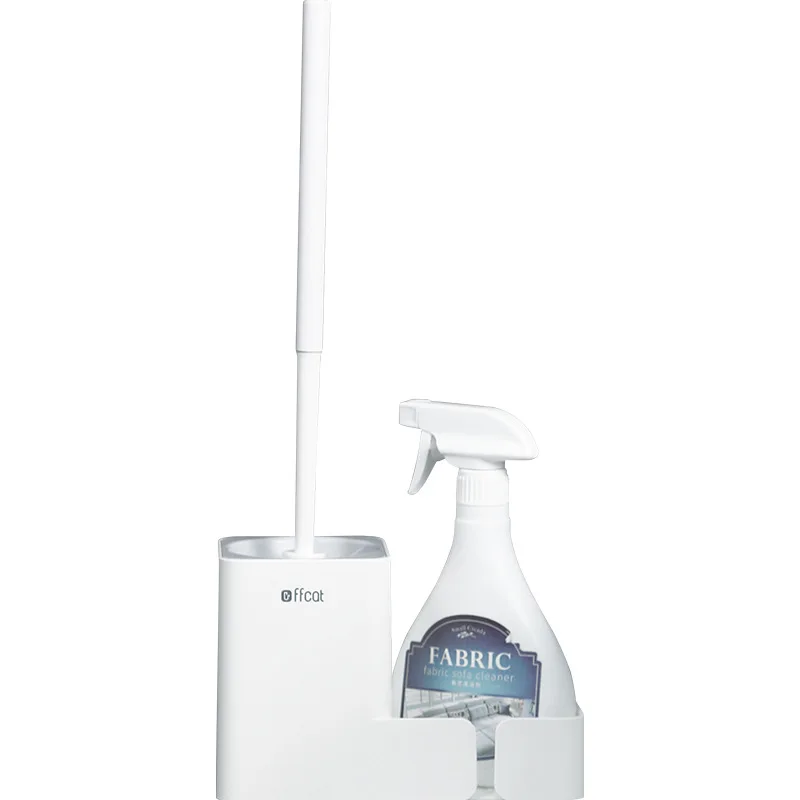 

Free Punch Toilet Brush Rack Wall Hanging Shelf Toilet Bathroom Bathroom Storage Artifact WF8031034