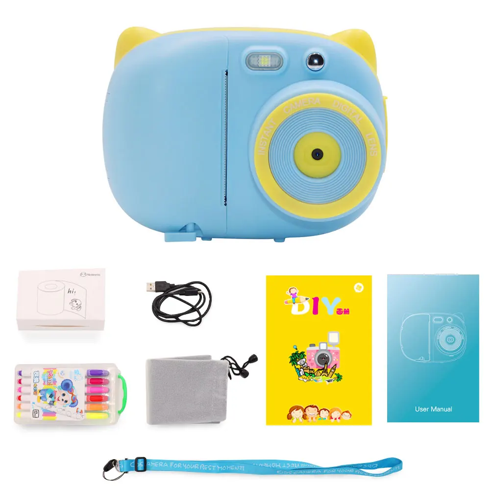 Детская камера дети цифровая игрушка фотопечать 1080P 2.4In TFT ips экран Видеокамера