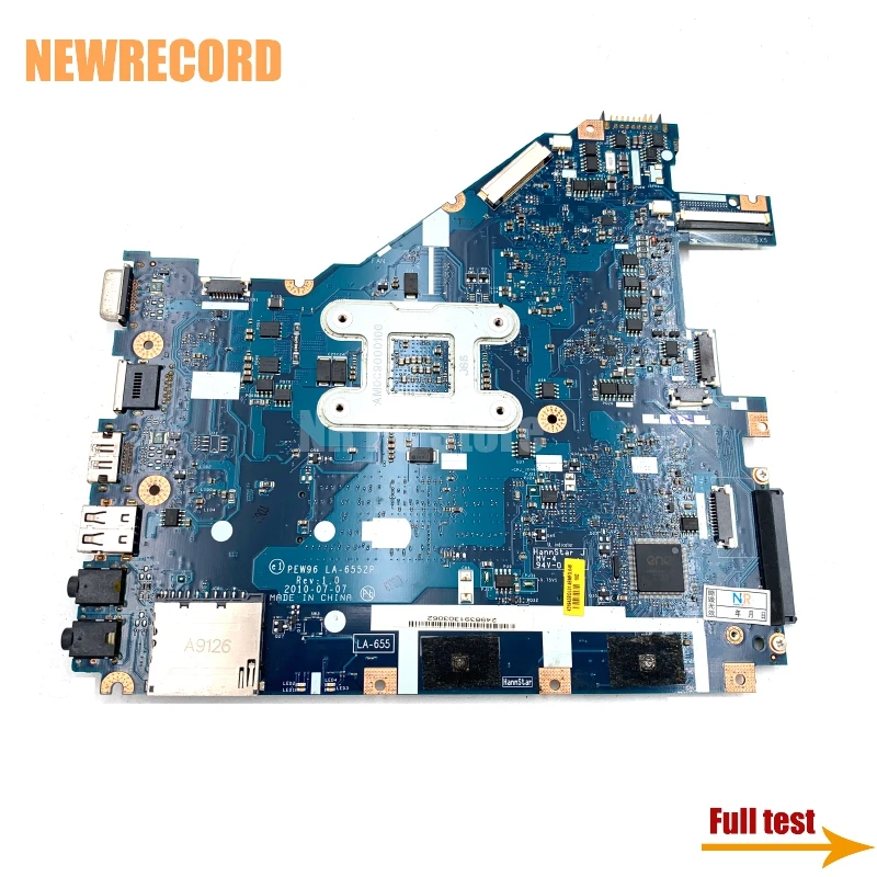 NEWRECORD LA-6552P NV50A MBR4602001 для ноутбука Acer aspire 5552 5552G материнская плата Разъем S1 DDR3 с