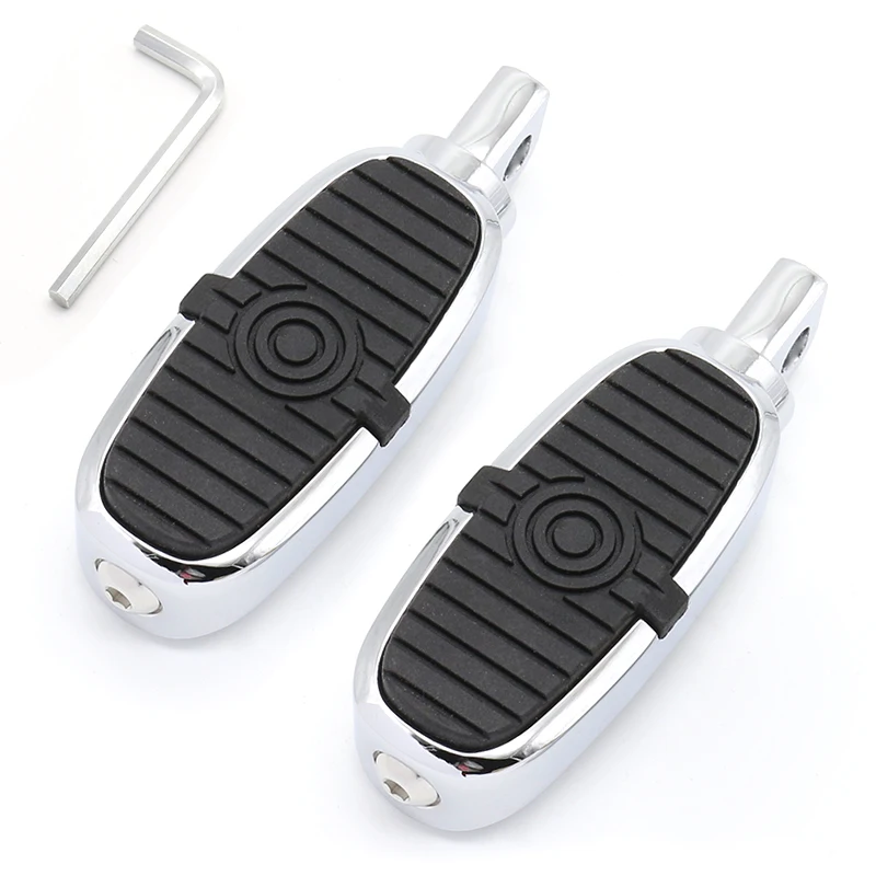 

Universal 10mm Motorcycle Footrest Foot Pegs For Harley Davidson Touring Softail Dyna Front Rear Highway Pegs