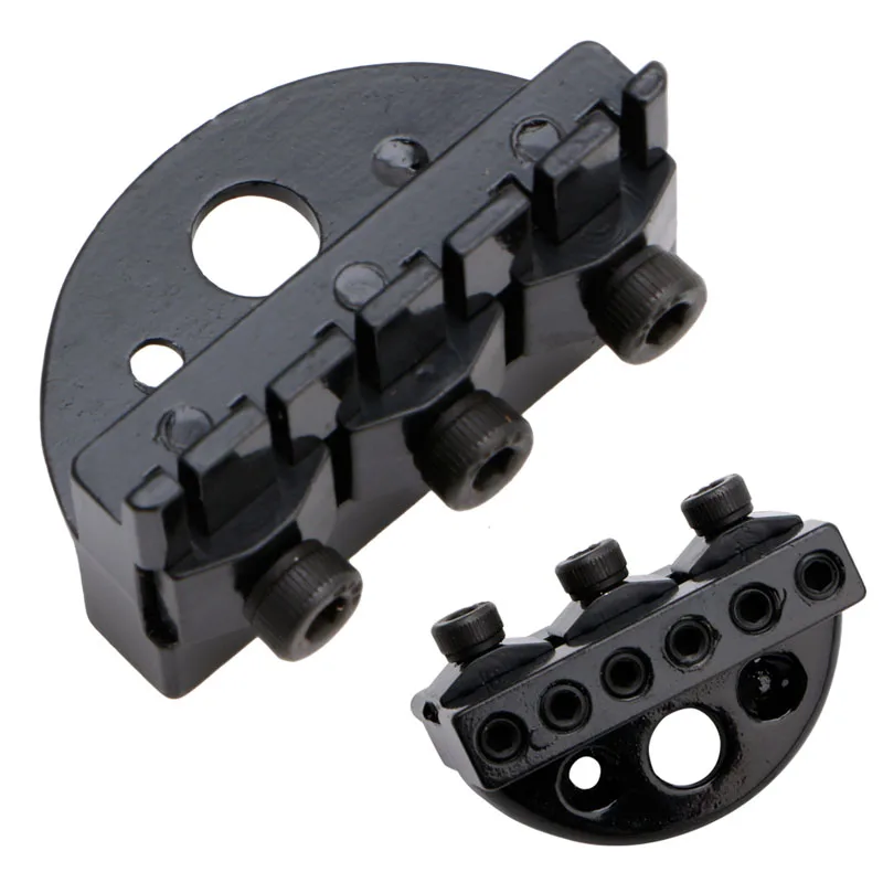 Черный 6 строка гитарный Струнодержатель тремоло мост беспроводного доступа в