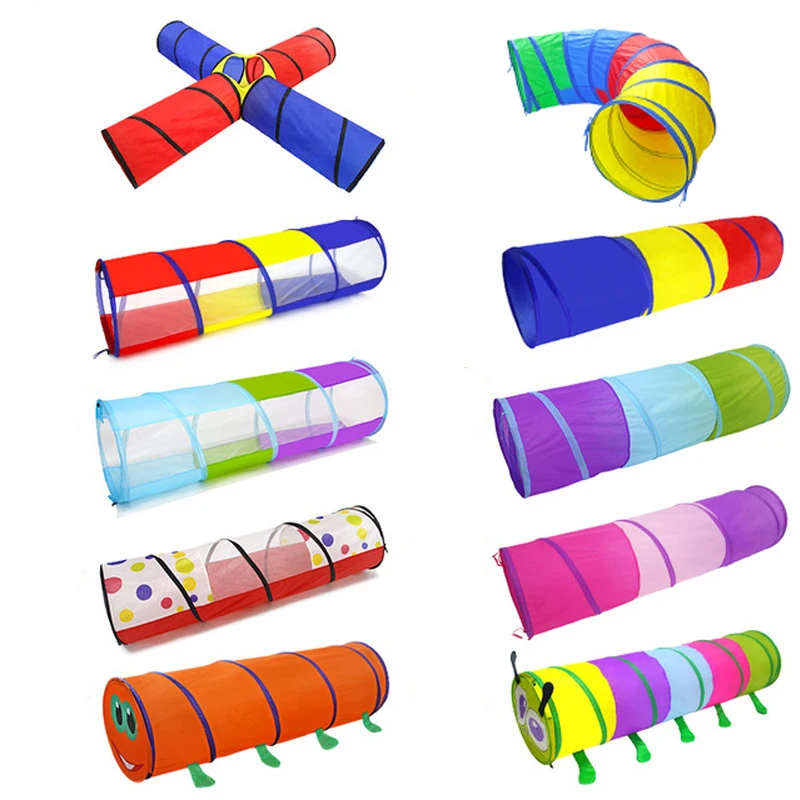 Kids Toys Crawling Tunnel Portable Children Outdoor Indoor T