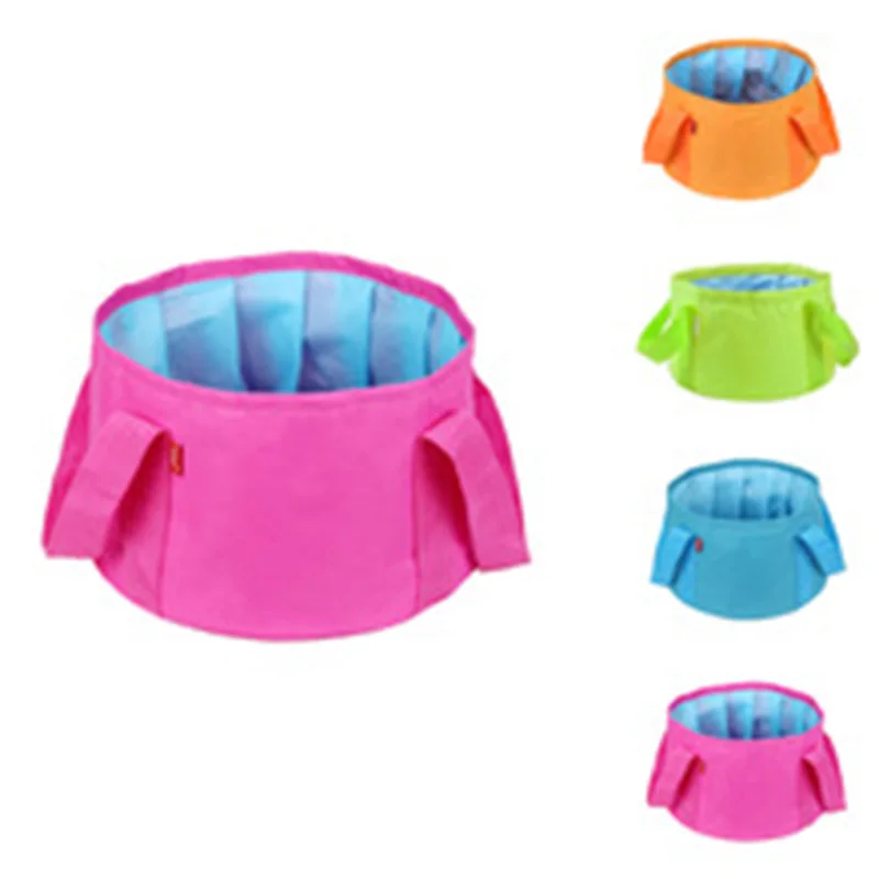 15л портативный складной таз водонепроницаемый ткань Оксфорд Открытый