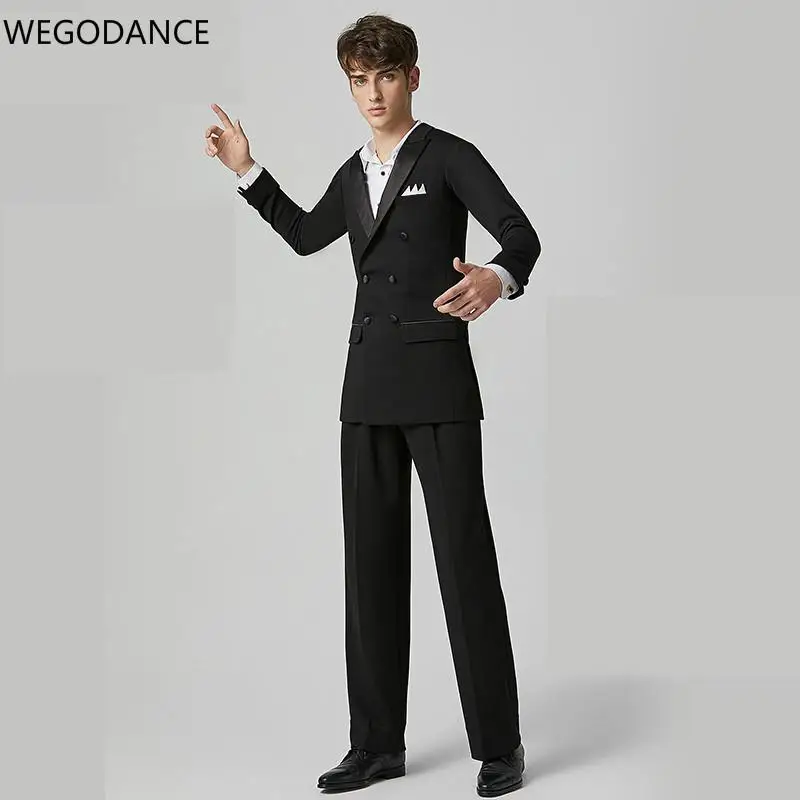 

Customized Men Ballroom Suit International Standard Dance Set