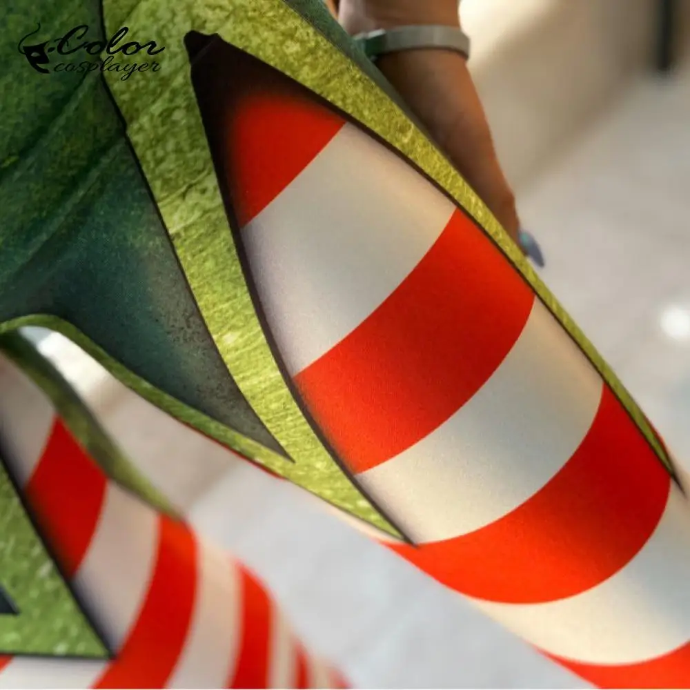 Цвет er Рождество эльфийские Леггинсы для женщин маскарадный костюм Карнавальный