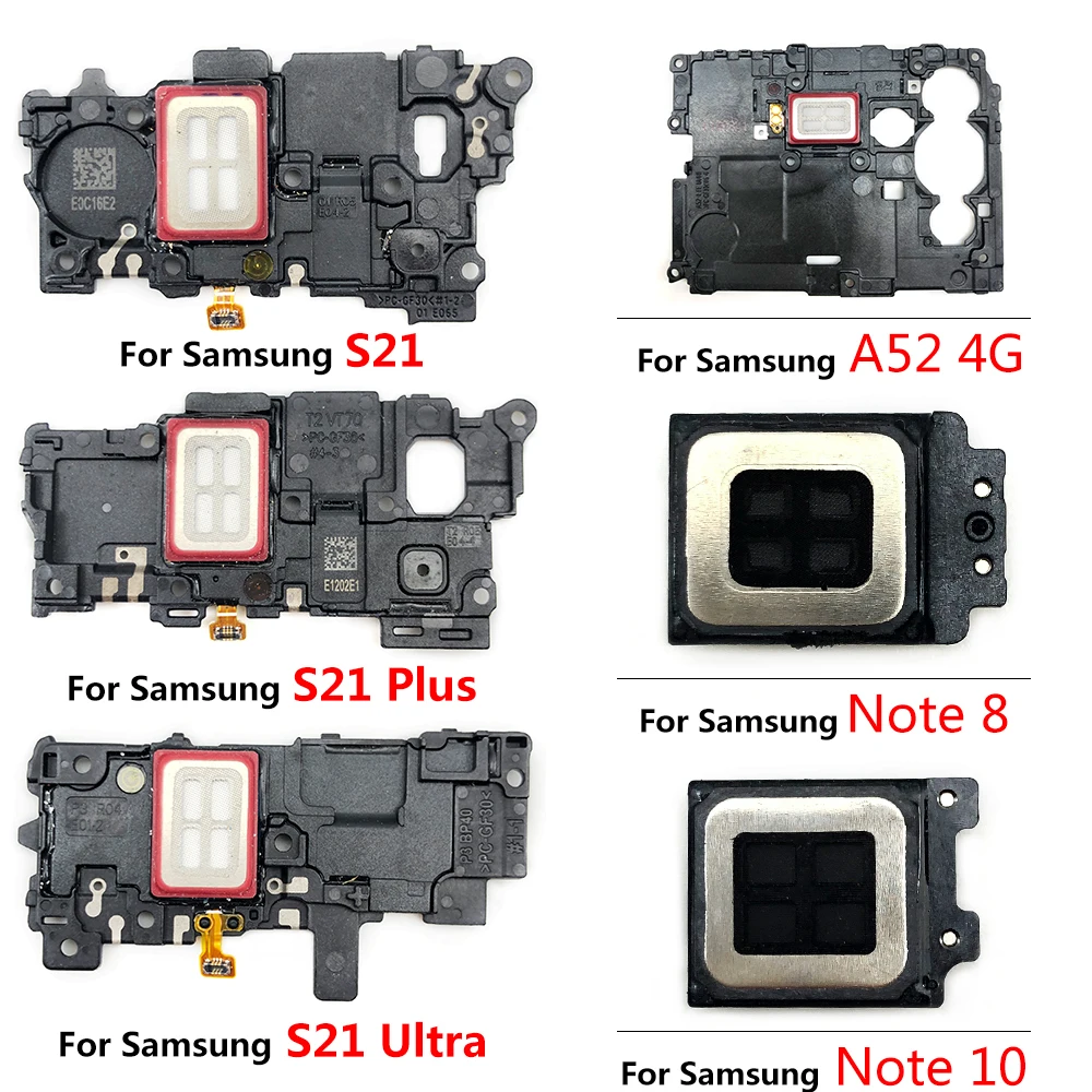 

Top Front Earpiece Ear piece Speaker For Samsung A52 A72 Note 8 10 20 S21 Plus Ultra Earpiece Ear Sound Top Speaker Receiver