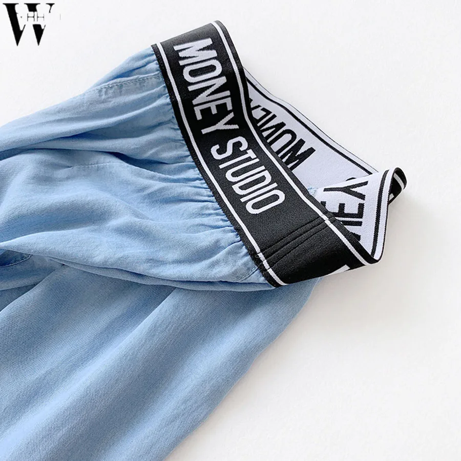 

WYHHCJ New Women Full-length Summer Wide Leg Pants Ventilate Womens Straight Trousers Korean Style HighQuality Female Loose jean