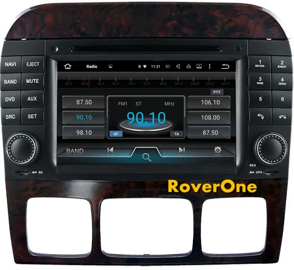 Автомобильный мультимедийный плеер RoverOne на Android 7 1 для Mercedes W220 S280 S320 S430 S500 S55 радио