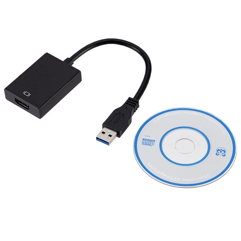 HD 1080P USB 3 0 к HDMI адаптер кабель внешняя видеокарта мульти монитор для Windows 7/8/10