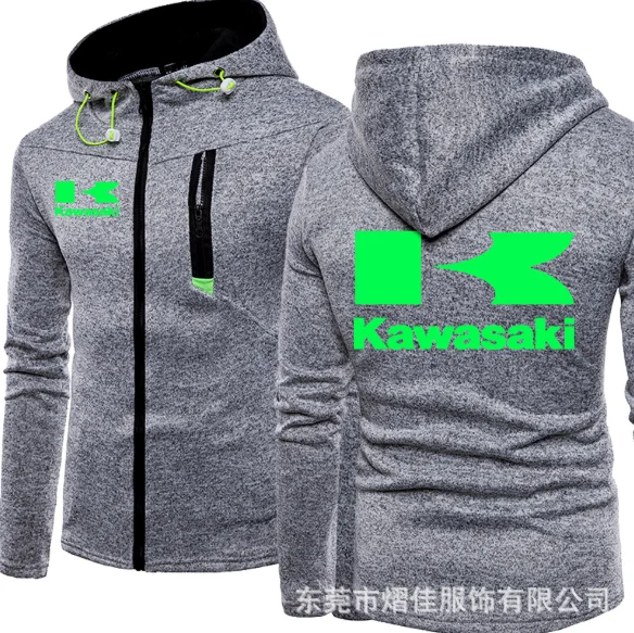 

2020 Male Pullover Hoodie Men Hoodies Kawasaki Print Jacket Spring Autumn Drawstring Zipper Hooded Sweatshirt Top I9