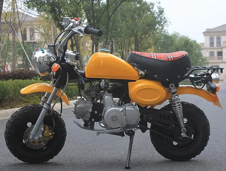 100cc одиночный цилиндр 80 км/ч топлива Ретро Скутер Досуг место автомобиль дети внедорожные взрослых бензин Высокая гонка двухколесный