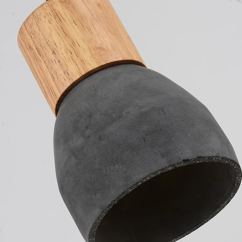 Nordic Modern Design красочная металлическая деревянная стеклянная лампа в виде шара