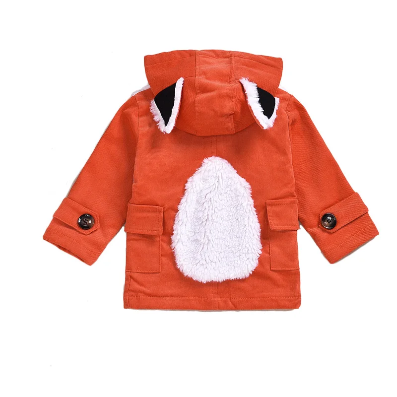 Милое пальто с лисой для детей маскарадный костюм маленьких мальчиков и девочек