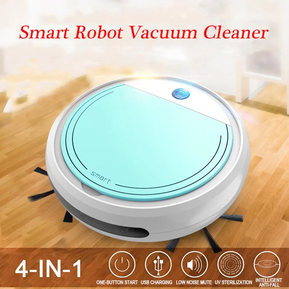 

NEW Robot Vacuum Cleaner, Strong Suction Automatic Bot Self Detects Stairs Pet Hair Allergies Friendly Robotic Home Cleaning