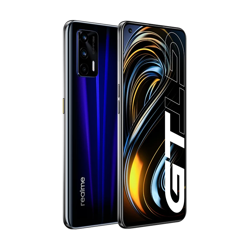 Оригинальный Realme GT 5G мобильный телефон 65 Вт Зарядное устройство 12 Гб Оперативная