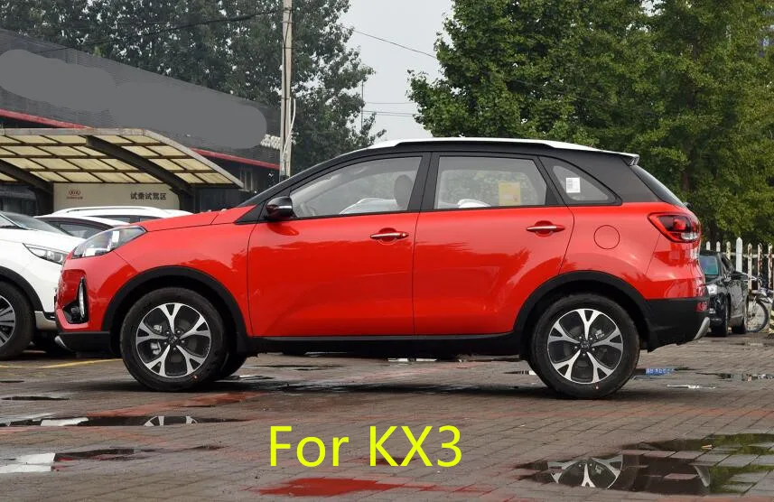 Яркий PC окно средний столб украшенный/защитная пластина/крышка для Kia K2 K3 K4 KX5 Sportage R CB052 - Цвет: 3
