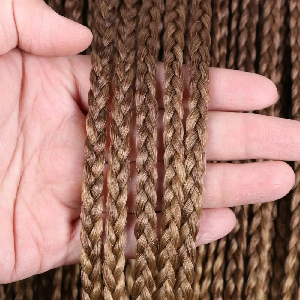 Косички для наращивания волос 22 дюйма черные фиолетовые розовые 24 корня|Косы с