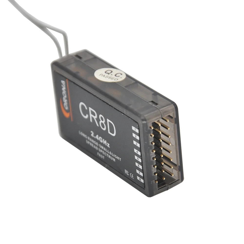 Ресивер Corona CR3D/CR4D/CR6D/CR8D 2 4G 3CH 4CH 6CH 8CH совместимый с CT8F/CT8J /CT8Z/CT3F/ V2 DSSS RC Air беспилотный