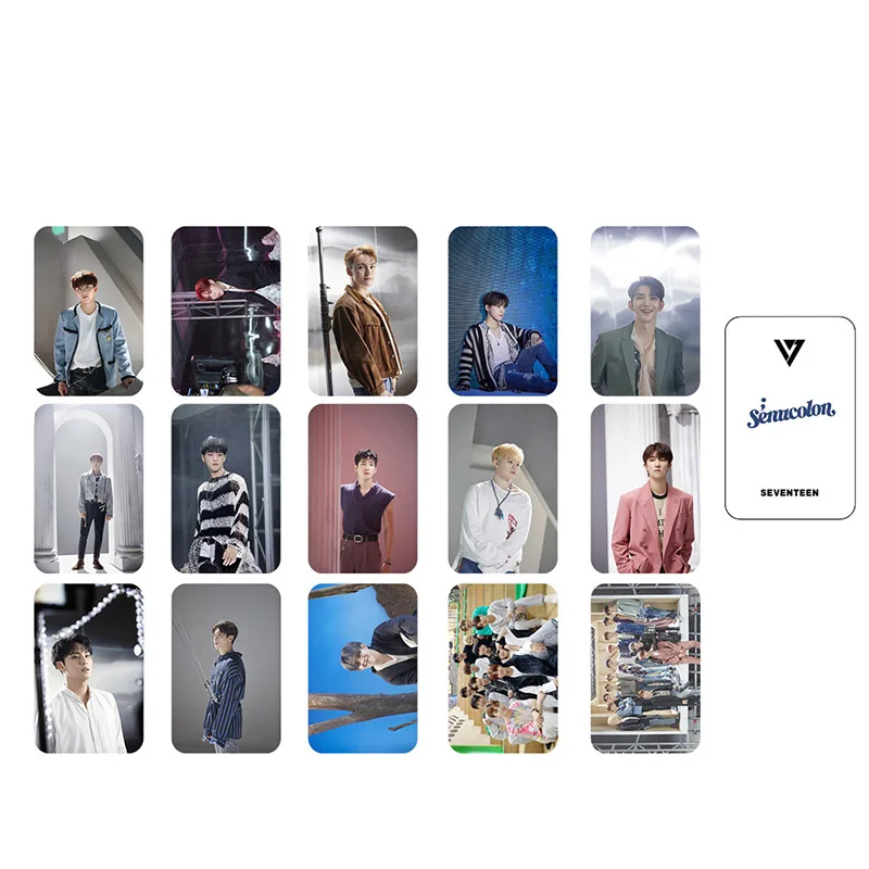 

15PCS/Set KPOP SEVENTEEN LOMO Cards Special Album Semicolon Photo Album Poster Cards Photocards For Fans Collection