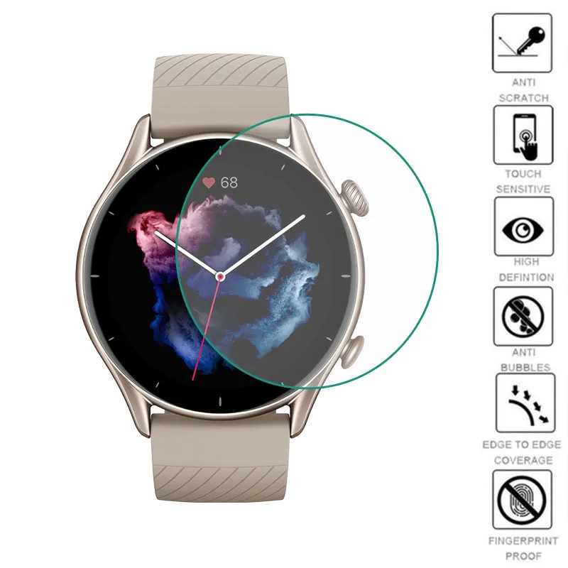 

5 шт ТПУ мягкая защитная пленка полное покрытие для Amazfit GTR 3/3pro/2/2e GTR3 Pro GTR2 GTR2e часы ЖК-экран протектор Аксессуары