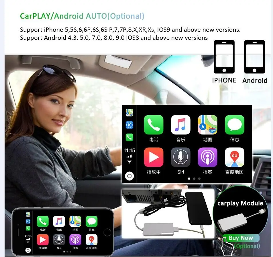 Aycetry! Универсальный USB конвертер Шнур адаптер carplay Car Play для iphone мобильного телефона и android автомобиля Радио dvd gps Мультимедиа