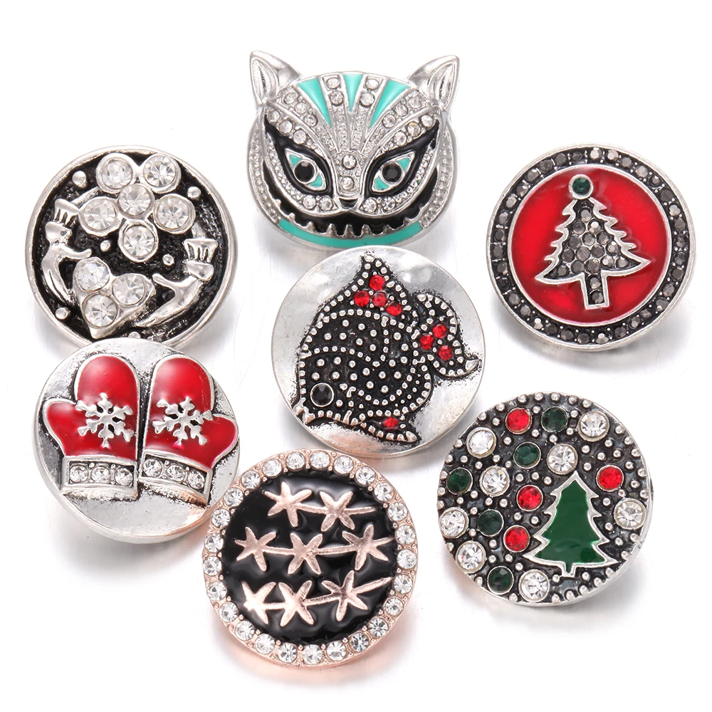 10 шт./лот новейшая кнопка ювелирное изделие горный хрусталь картина маслом цветы