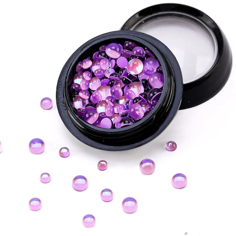 120pcs Glass Nail Art Decorations for Nails Ornaments Manicure Decor DIY Crafts Accessories