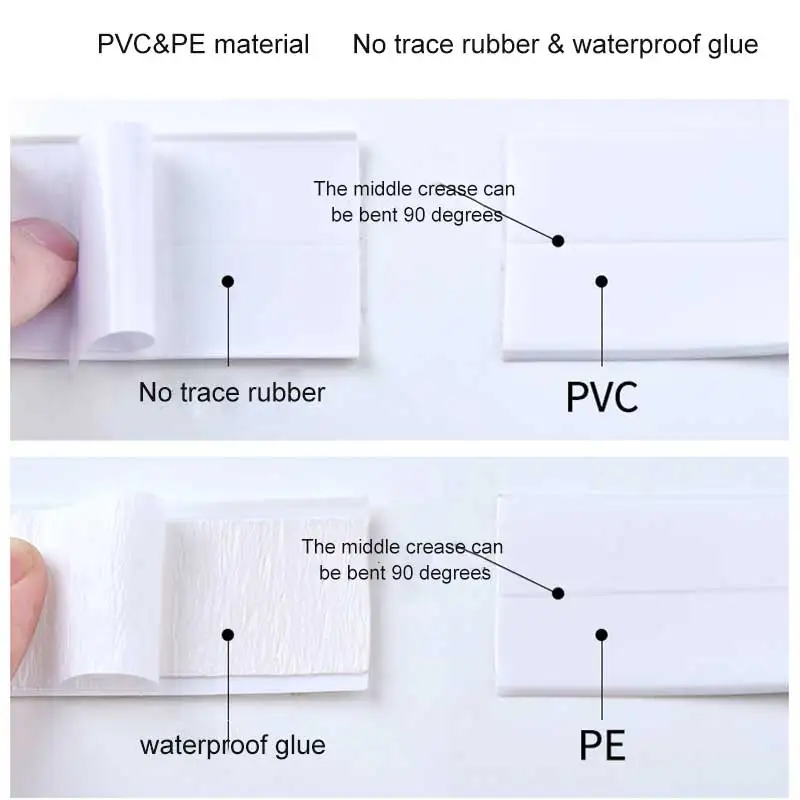 Самоклеящаяся лента для ванной душевой туалетной кухонной стены герметичная